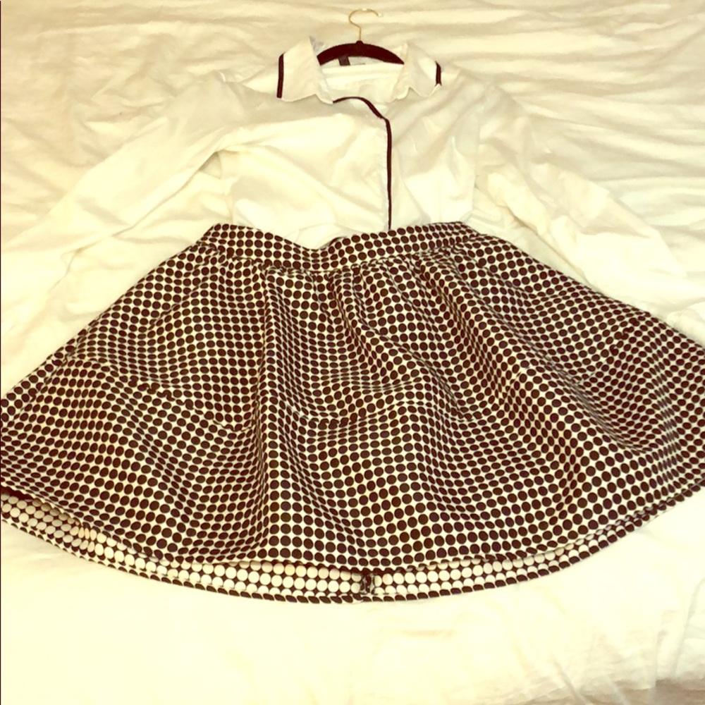 Polka dot skirt